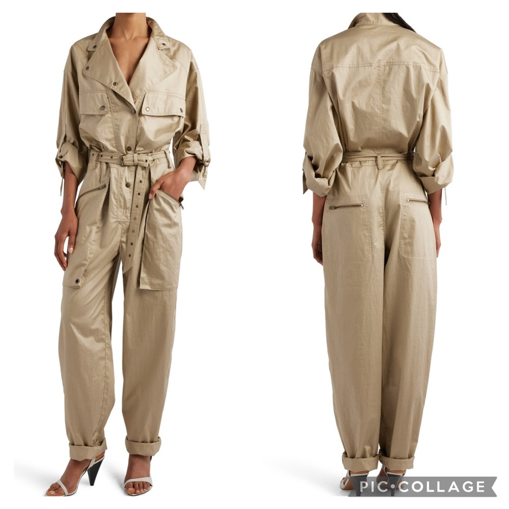 ISABEL MARANT  Jocelyne Cotton Twill Jumpsuit. FR =36. US = 4. Retail: $1490